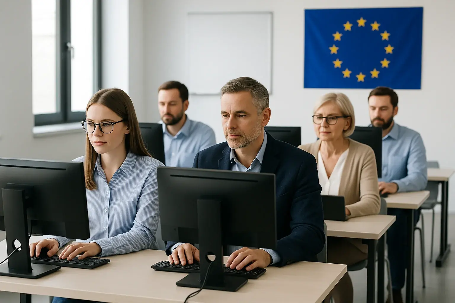 ESF Plus – Digitalisierung in Hessen & Brandenburg