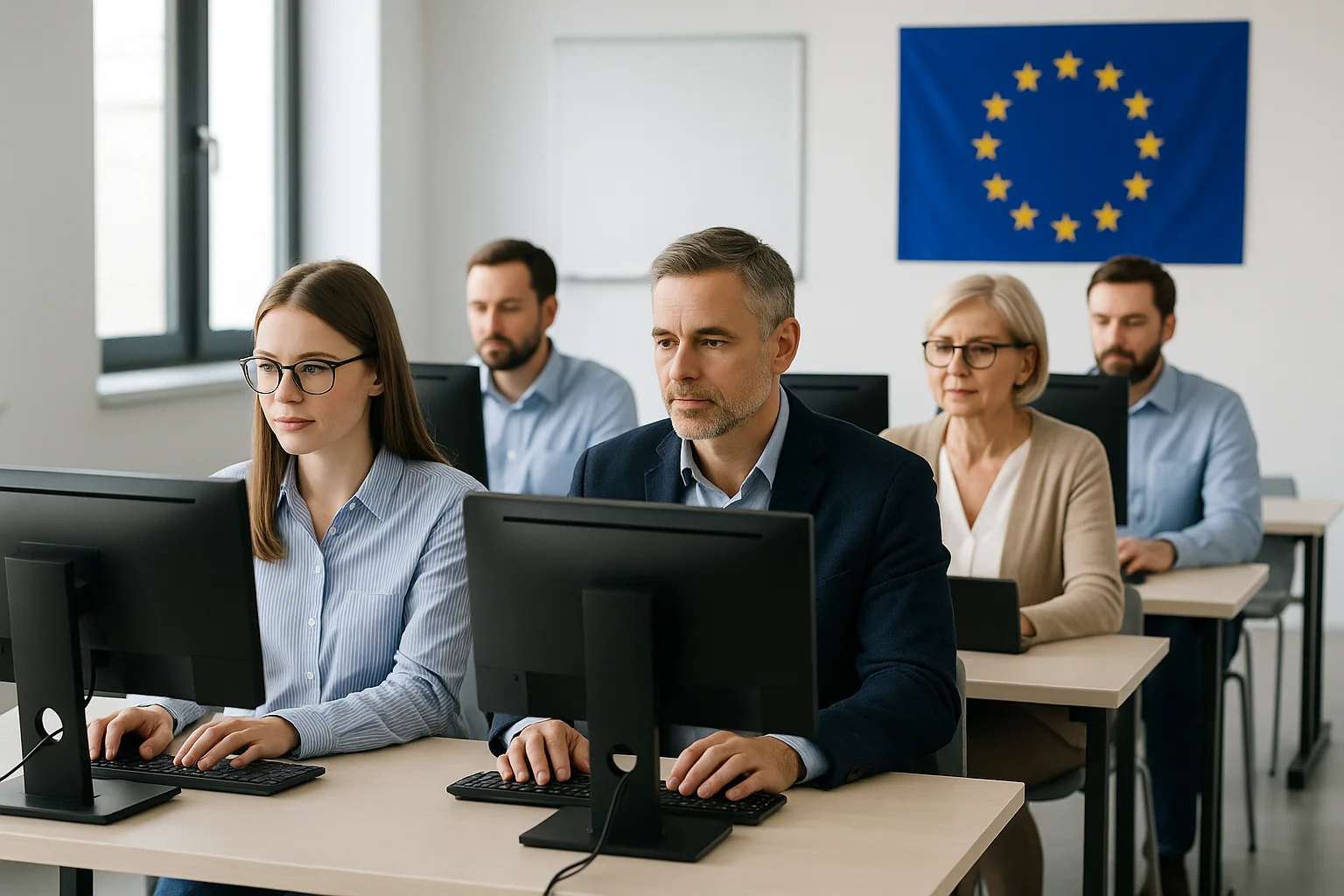 ESF Plus – Digitalisierung in Hessen & Brandenburg