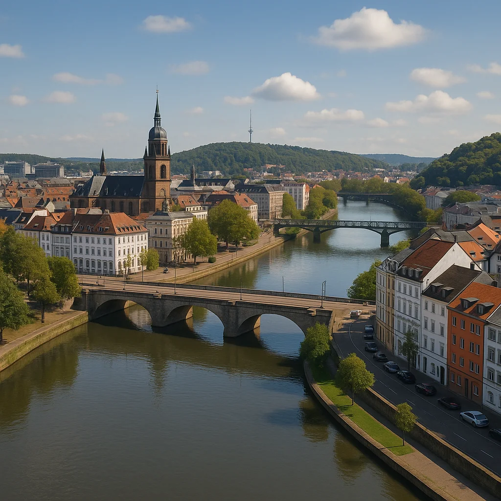 Saarbruecken Stadtblick