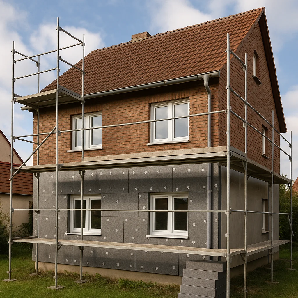 Daemmung Hausfassade